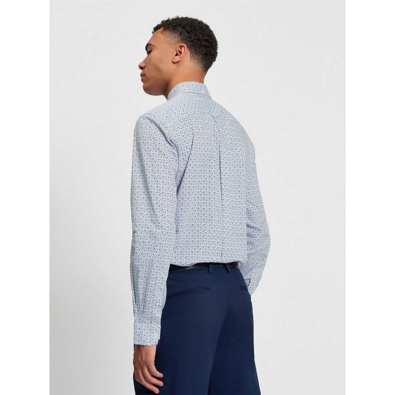 Ben Sherman Split Geo Print Shirt image number 1